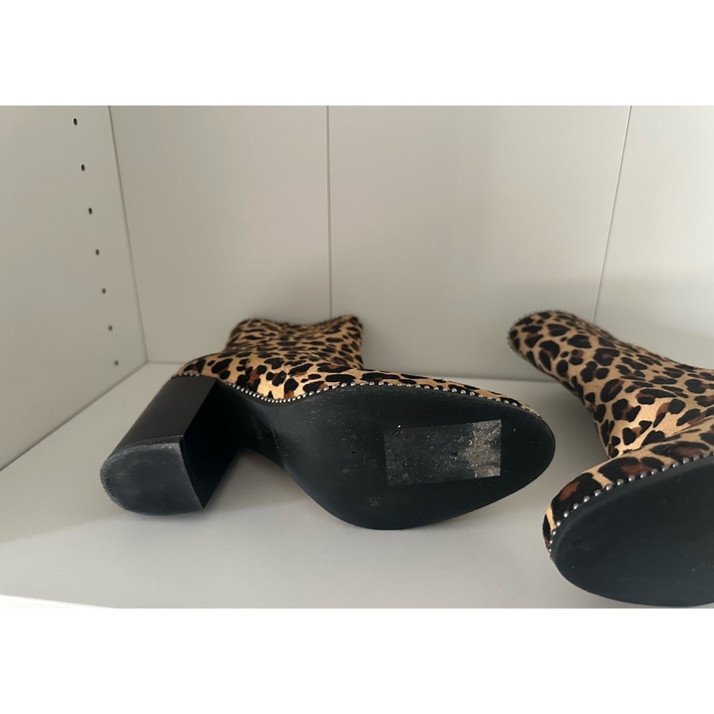 COACH DREA BOOTIE CHEETAH G4285 GREAT CONDITION SZ 7 - Picture 4 of 9